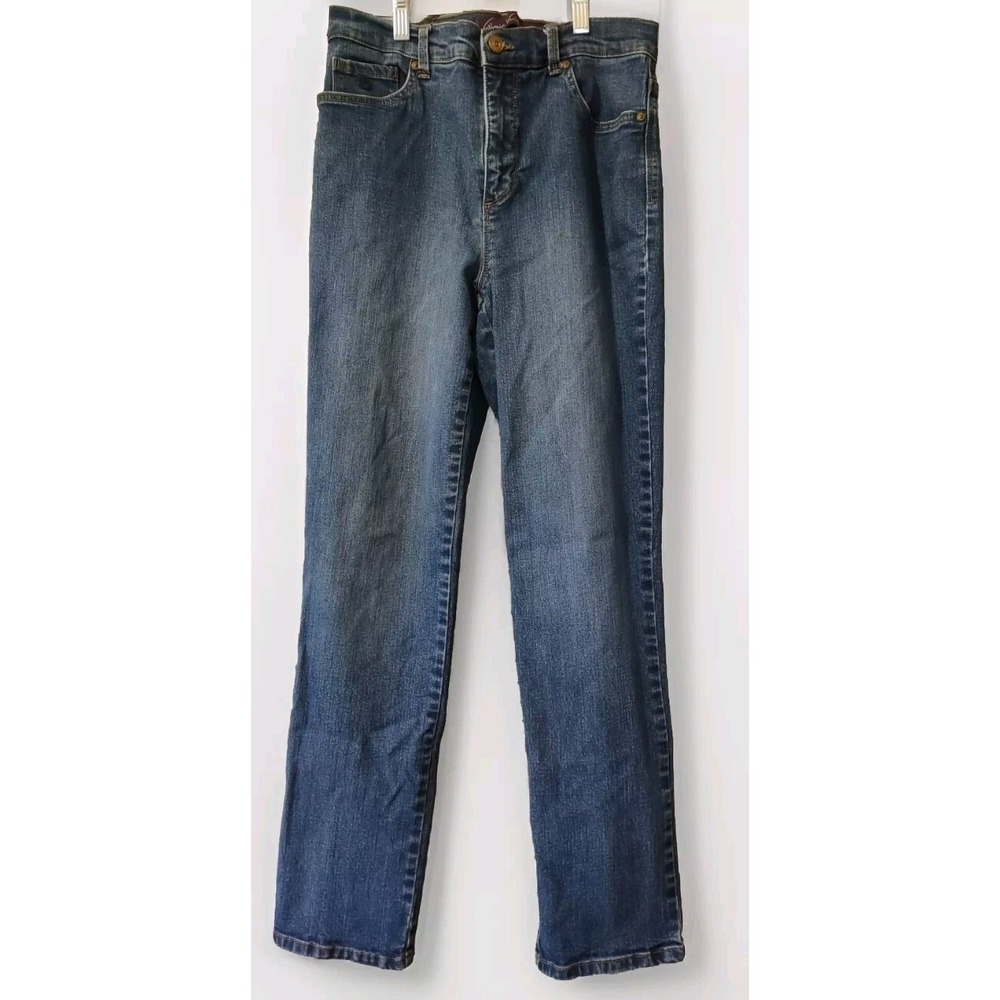 Gloria Vanderbilt Amanda Jeans Womens 6 Blue‎ Preowned Straight High Rise Denim